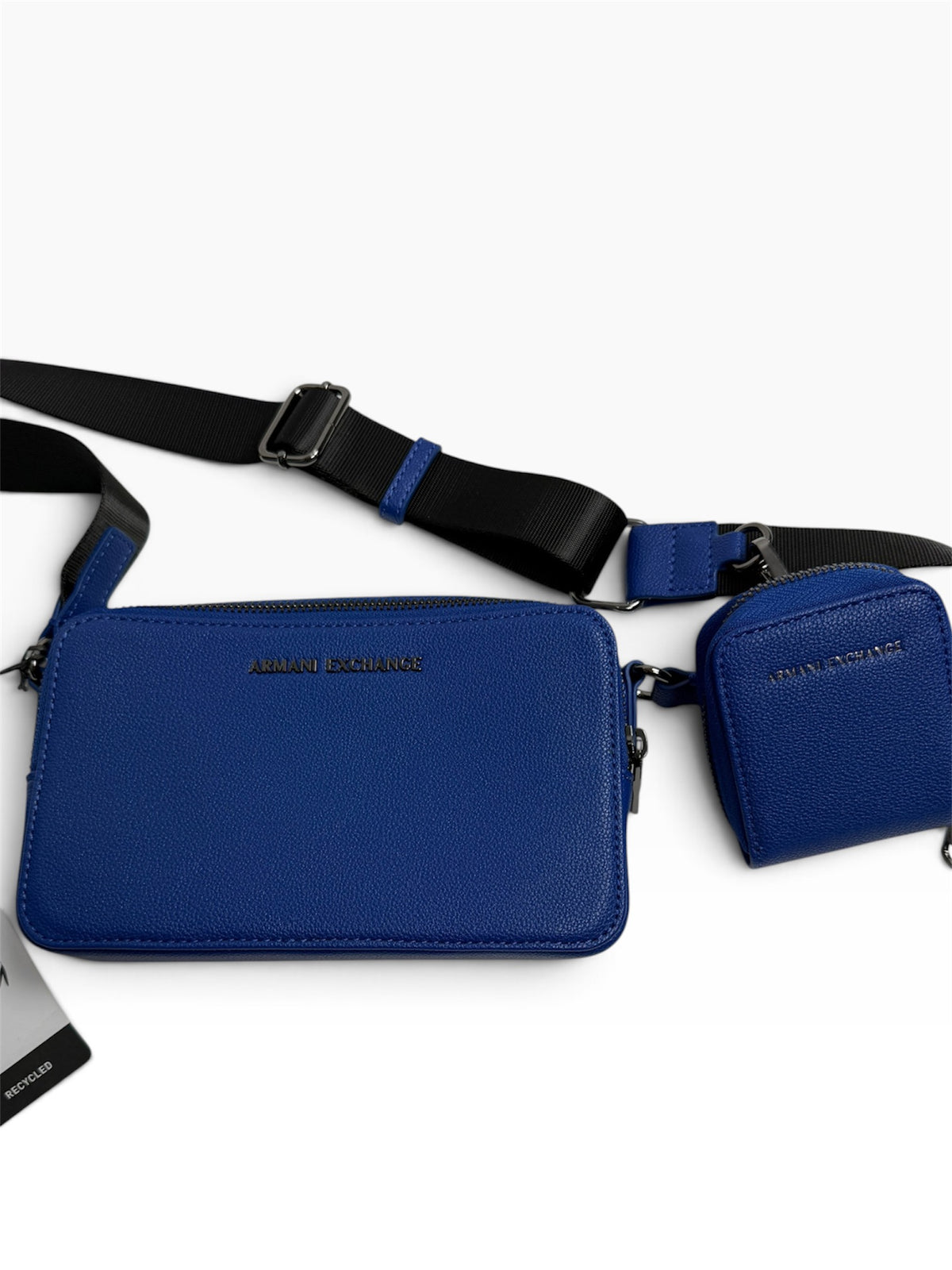 Armani Exchange Clubbing Document Crossbody Bag – Blau (Neu & Limitiert)