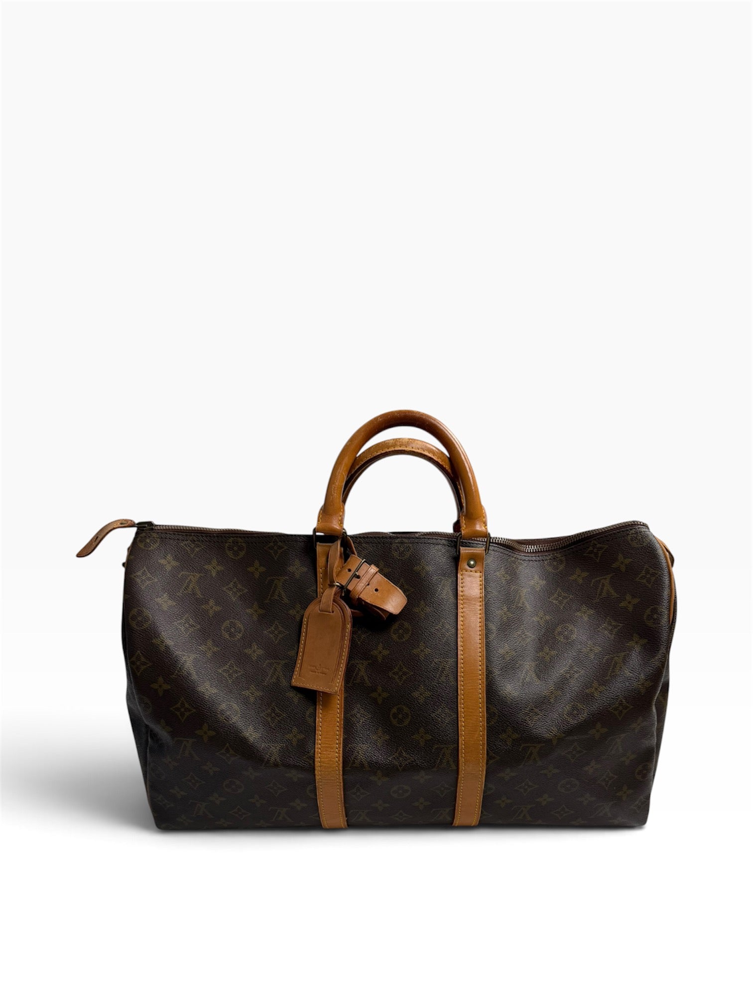 Louis Vuitton Keepall 50 - Vintage – Die legendäre Vintage-Reisetasche (Monogram Canvas)inkl. Original Schluss + Schlüssel