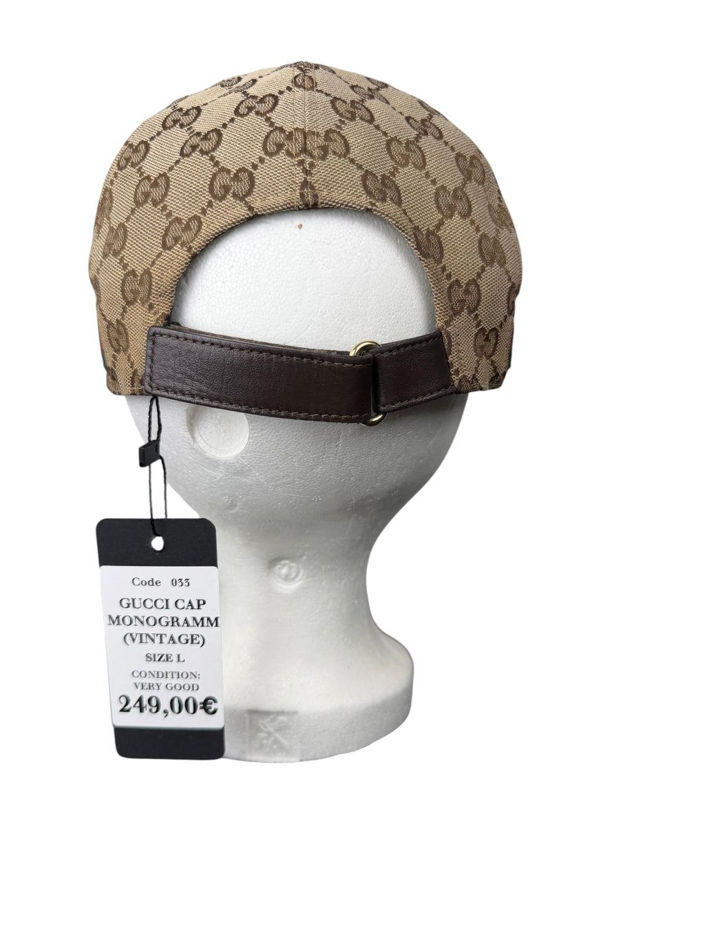 GUCCI Original GG Canvas Baseballcap L