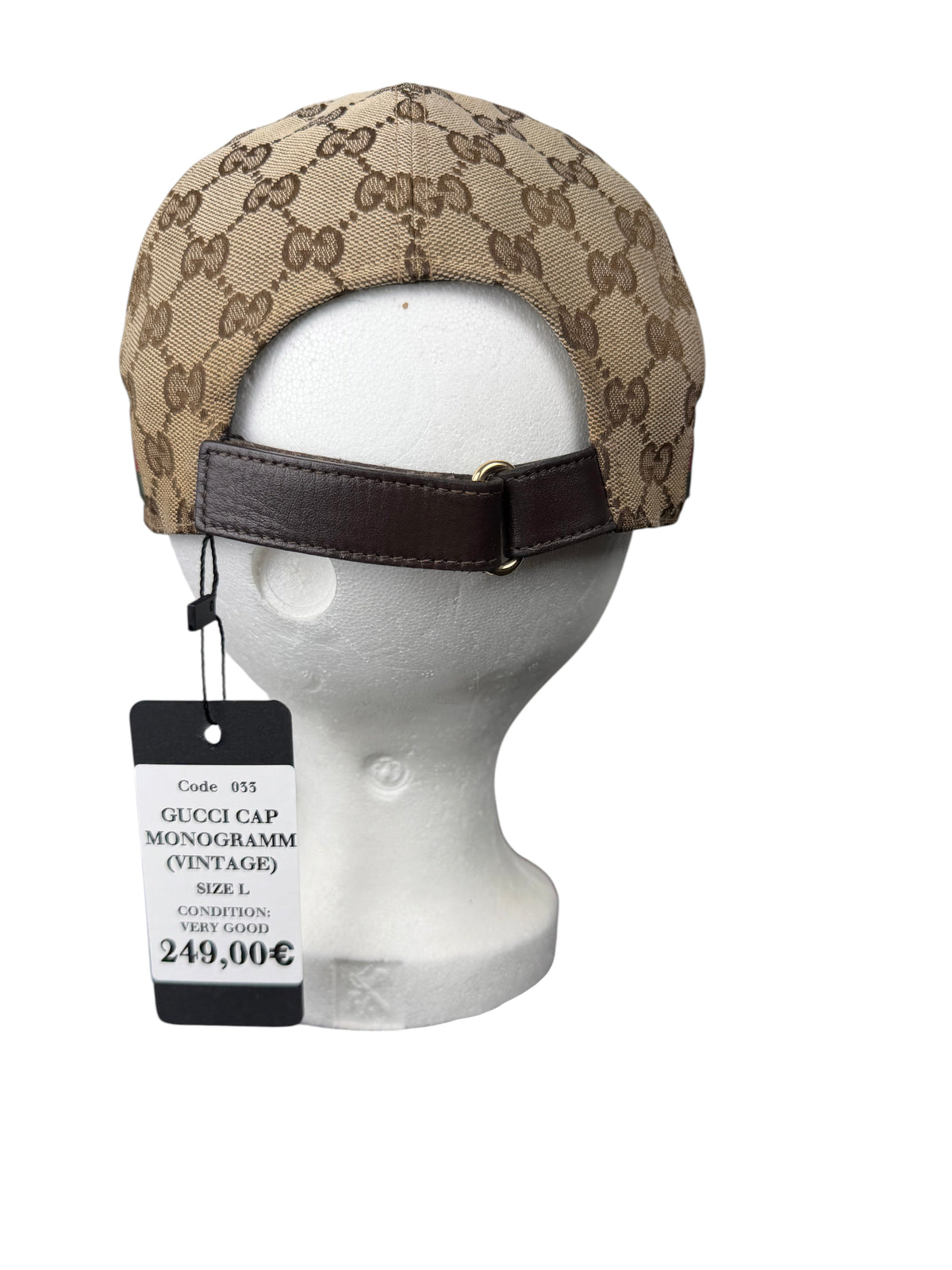 GUCCI Original GG Canvas Baseballcap L