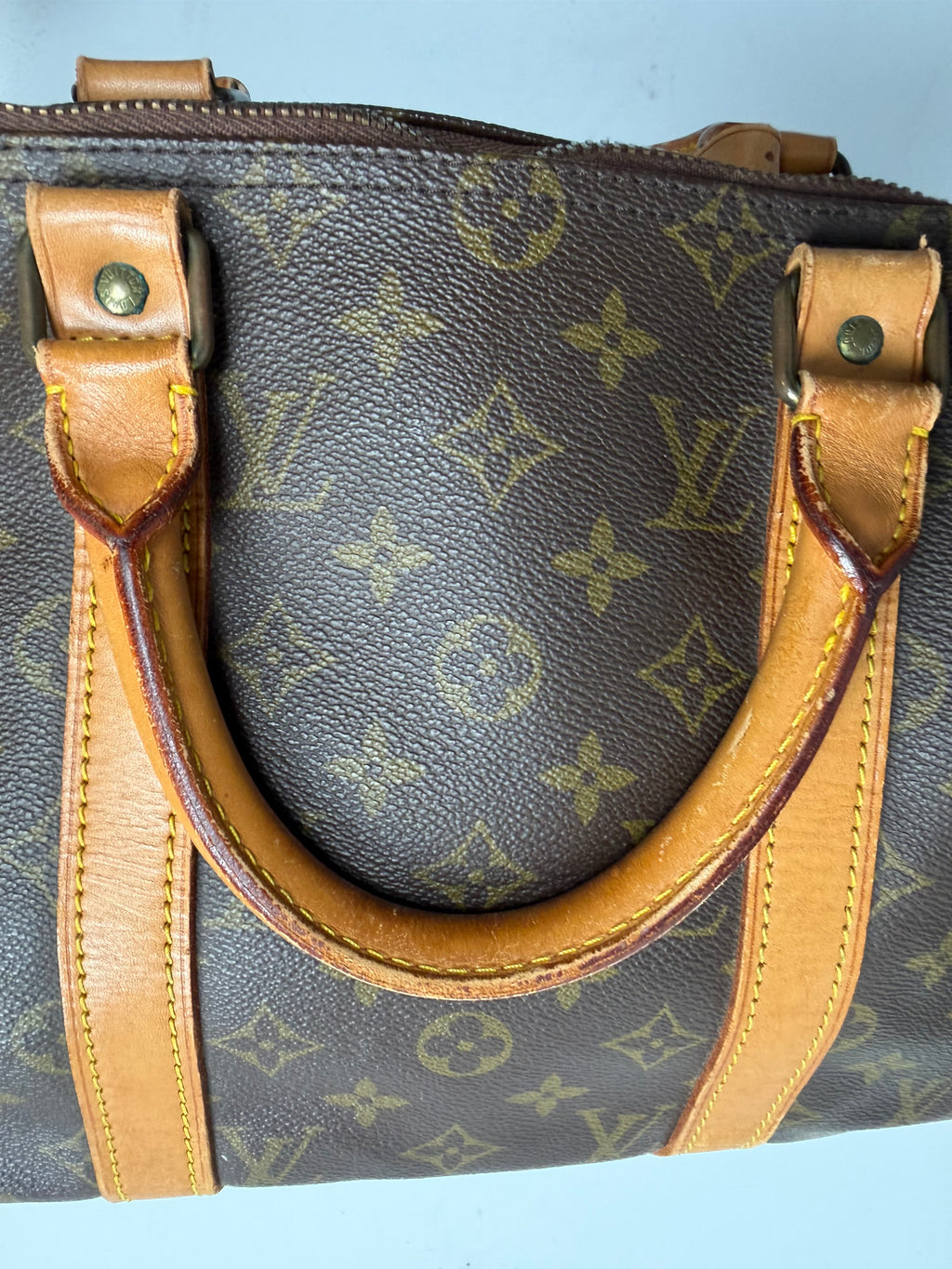 Louis Vuitton Keepall 50 - Vintage – Die legendäre Vintage-Reisetasche (Monogram Canvas)inkl. Original Schluss + Schlüssel