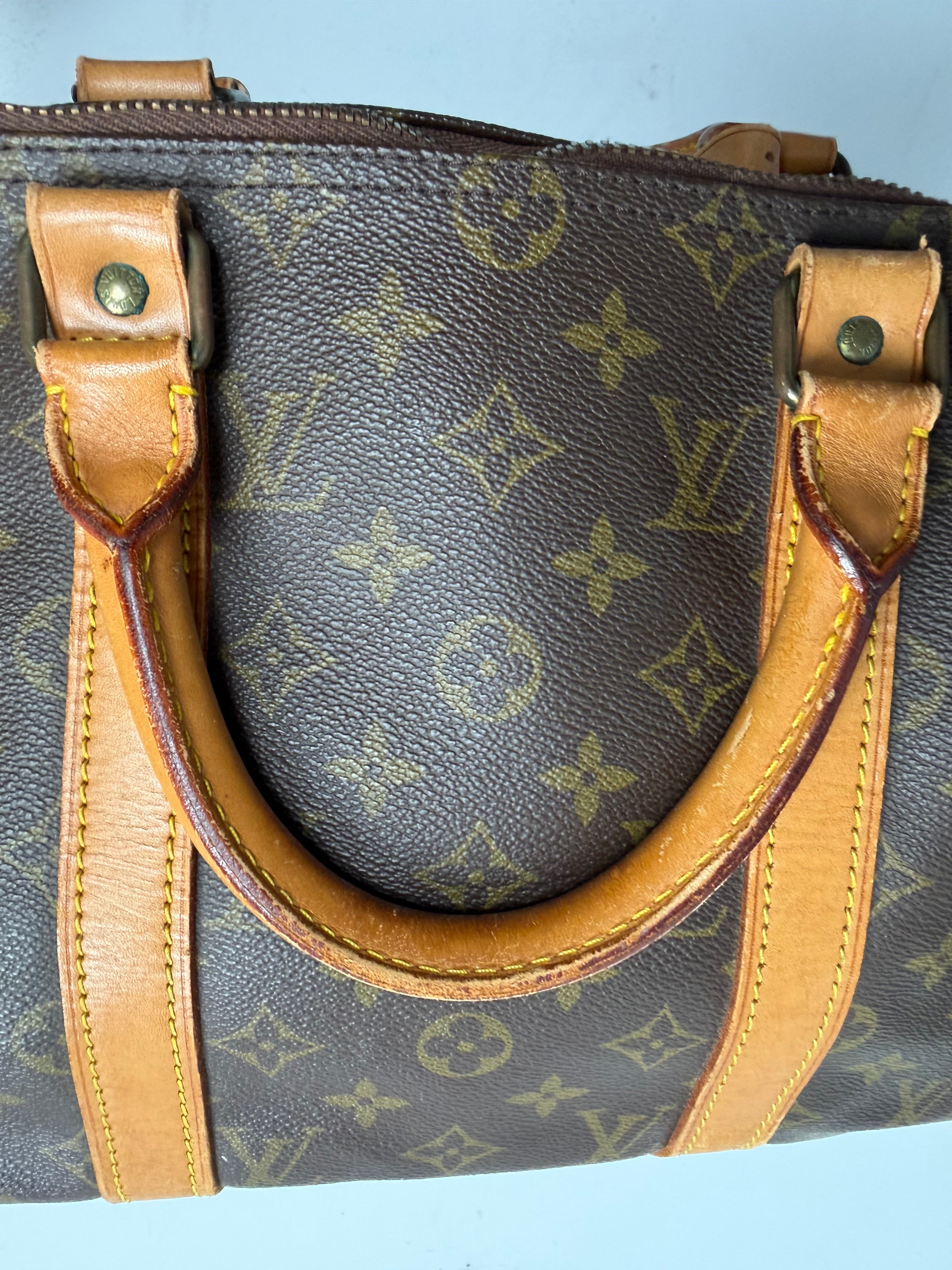 Louis Vuitton Keepall 50 - Vintage – Die legendäre Vintage-Reisetasche (Monogram Canvas)inkl. Original Schluss + Schlüssel