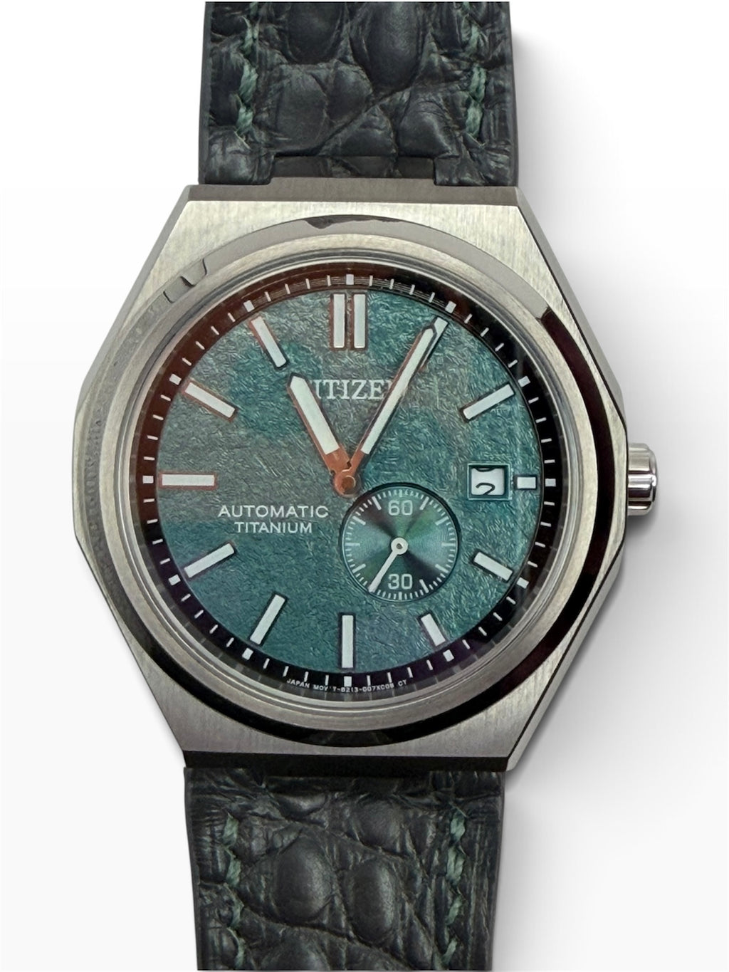 Citizen Zenshin (Ref. NJ0180) – Titanium Automatik mit Zusatz-Lederarmband