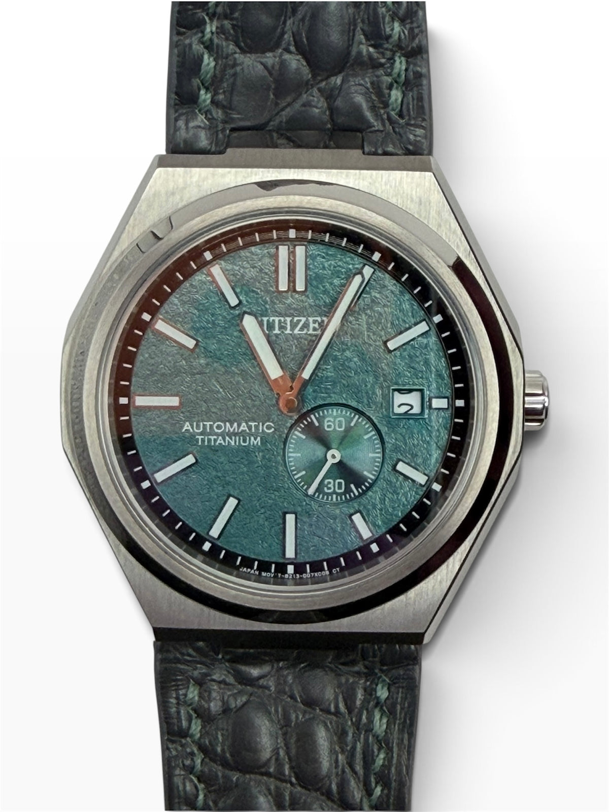 Citizen Zenshin (Ref. NJ0180) – Titanium Automatik mit Zusatz-Lederarmband