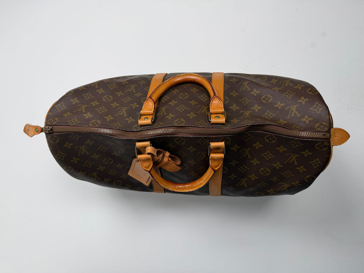 Louis Vuitton Keepall 50 - Vintage – Die legendäre Vintage-Reisetasche (Monogram Canvas)inkl. Original Schluss + Schlüssel