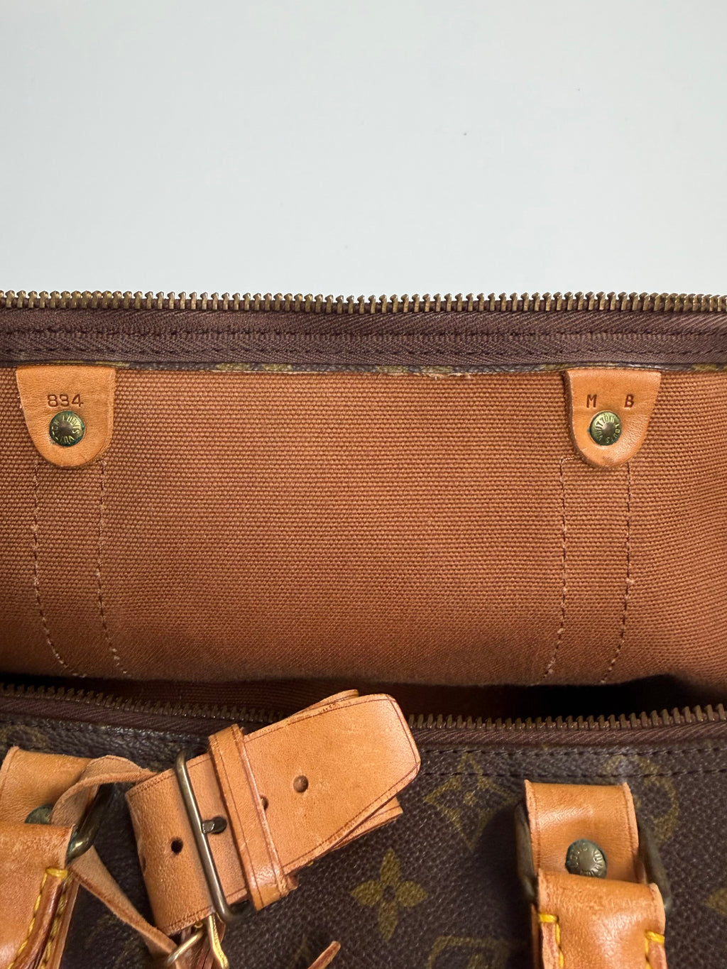 Louis Vuitton Keepall 50 - Vintage – Die legendäre Vintage-Reisetasche (Monogram Canvas)inkl. Original Schluss + Schlüssel