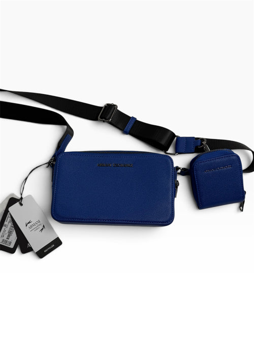 Armani Exchange Clubbing Document Crossbody Bag – Blau (Neu & Limitiert)