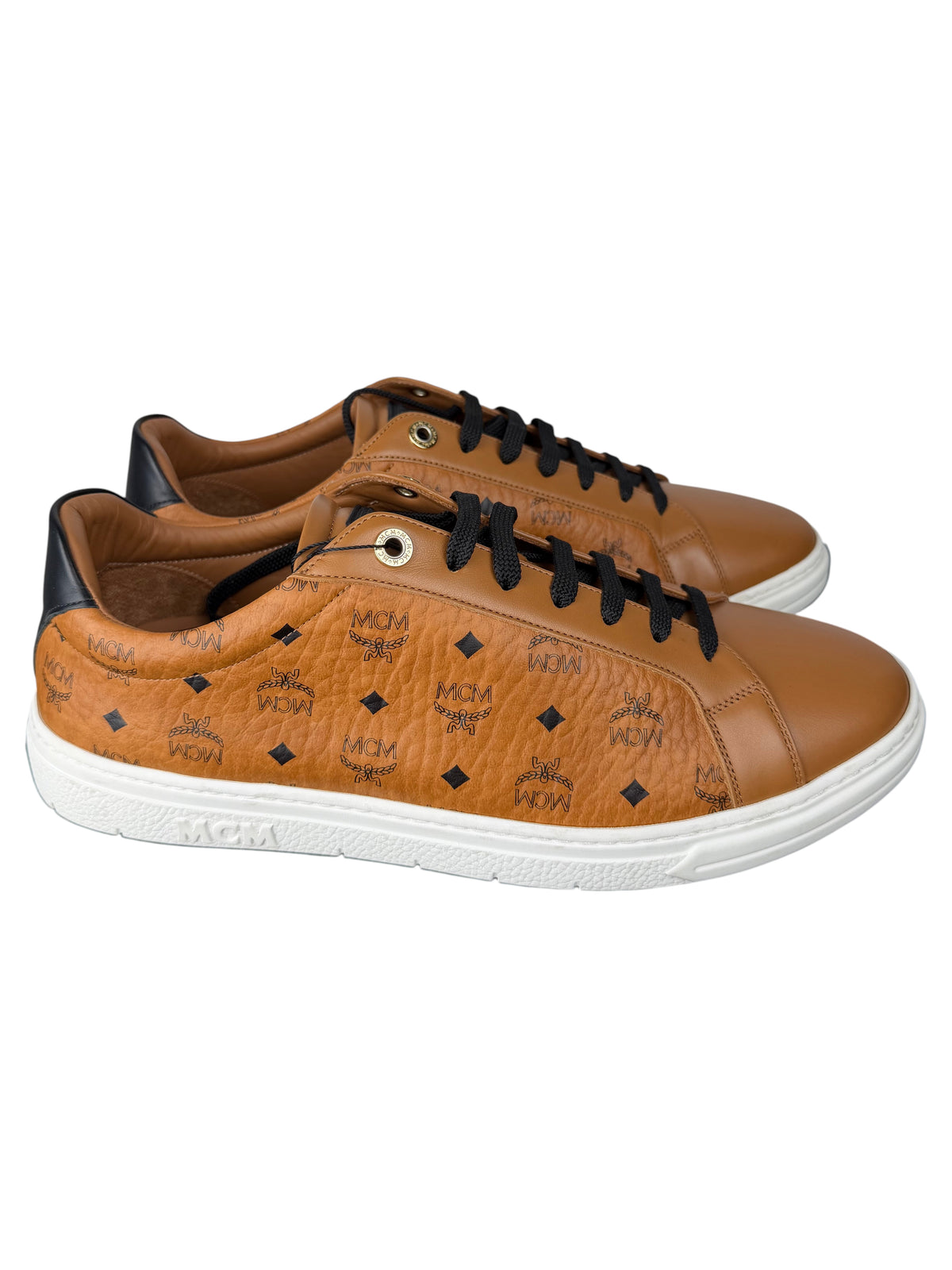 MCM Monogramm Leder Sneaker Gr.: 44 WIE NEU/NEAR MINT