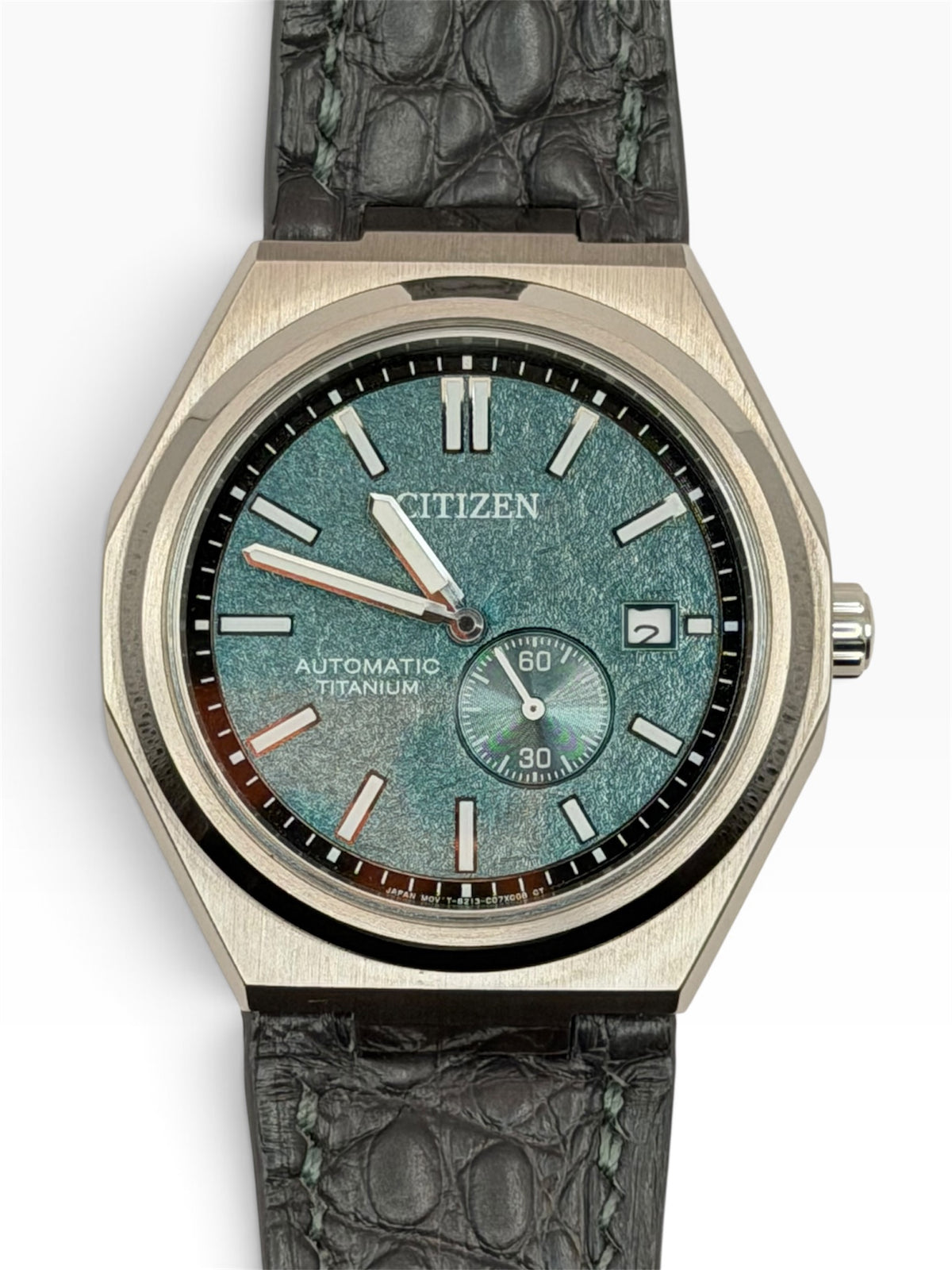Citizen Zenshin (Ref. NJ0180) – Titanium Automatik mit Zusatz-Lederarmband