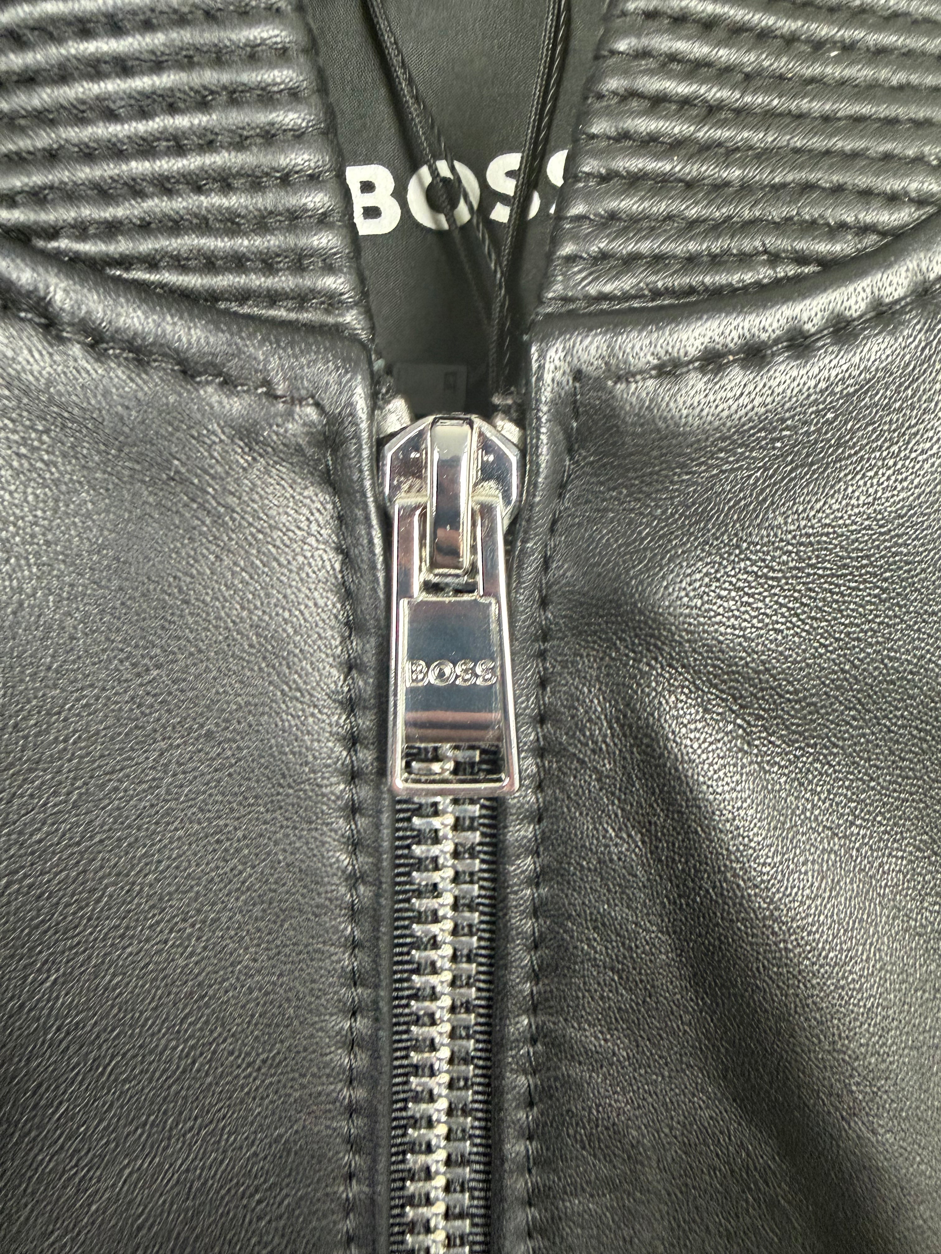 BOSS Lamm-Nappa  Lederjacke Gr. 50 *NEU!*