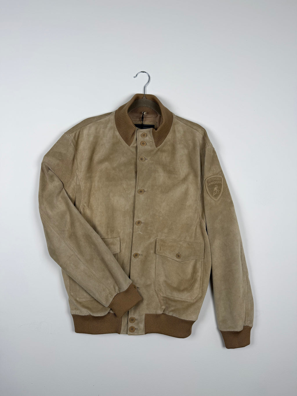 LAMBORGHINI EXCLUSIVE Wildleder-Bomberjacke XL