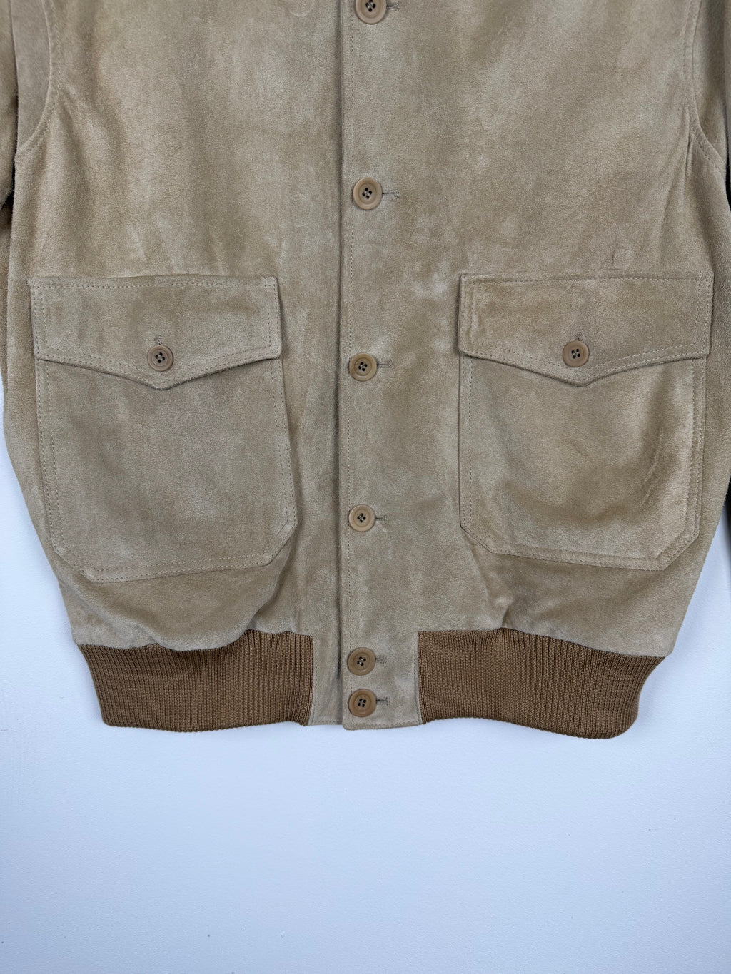 LAMBORGHINI EXCLUSIVE Wildleder-Bomberjacke XL