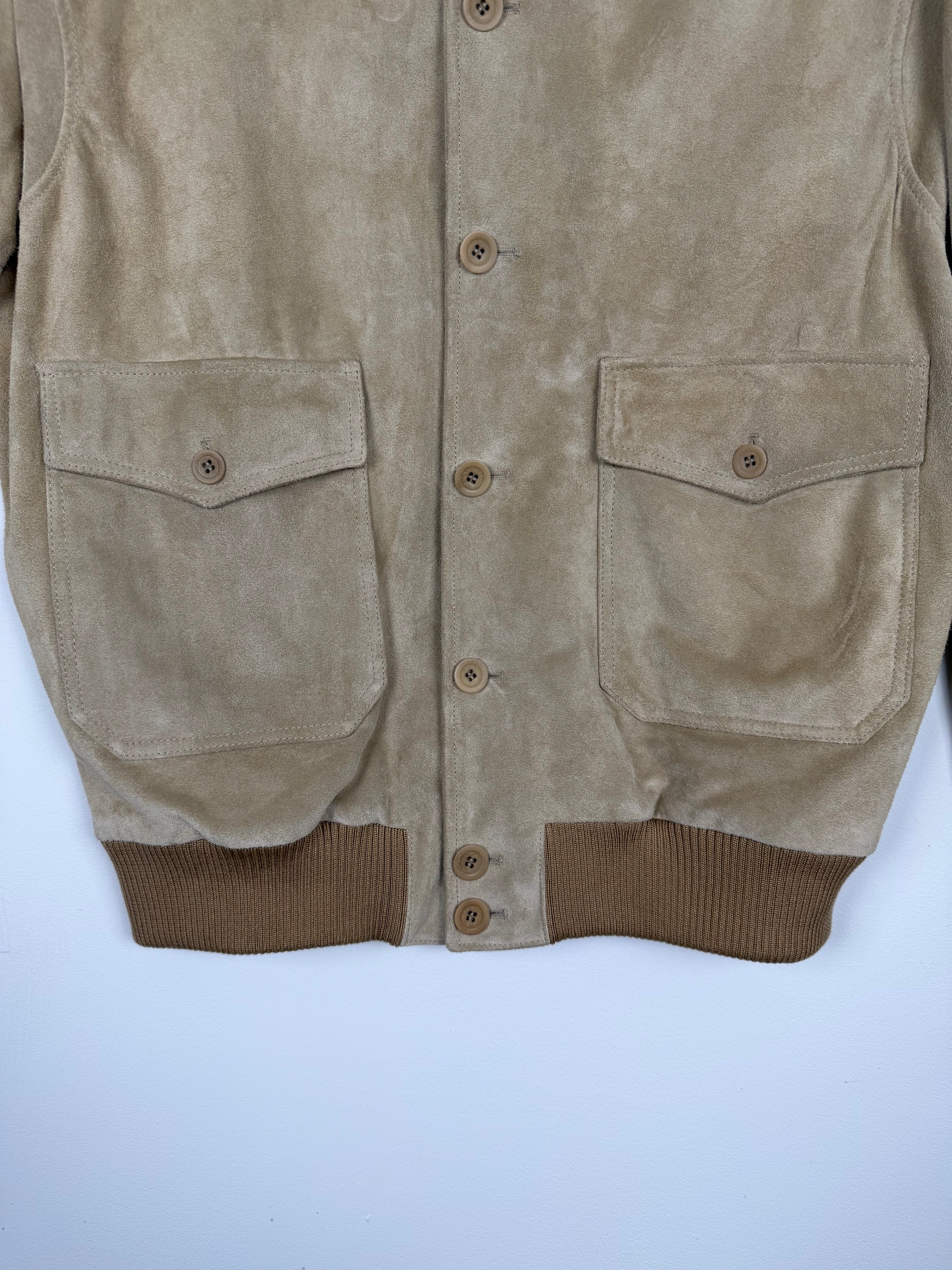 LAMBORGHINI EXCLUSIVE Wildleder-Bomberjacke XL