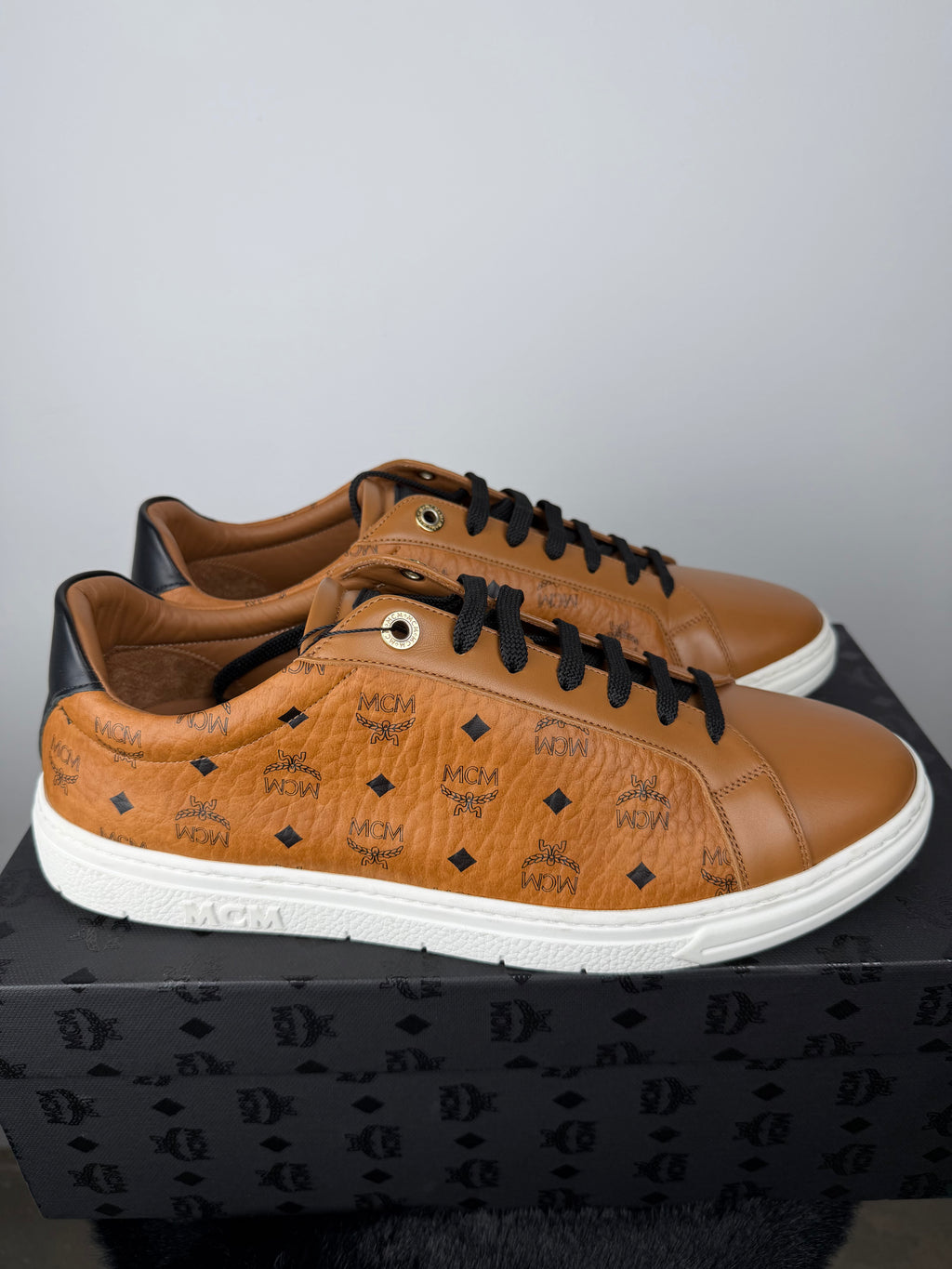 MCM Monogramm Leder Sneaker Gr.: 44 *WIE NEU*