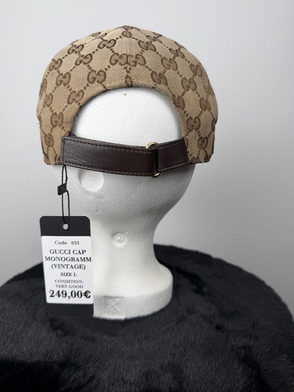 GUCCI Original GG Canvas Baseballcap L