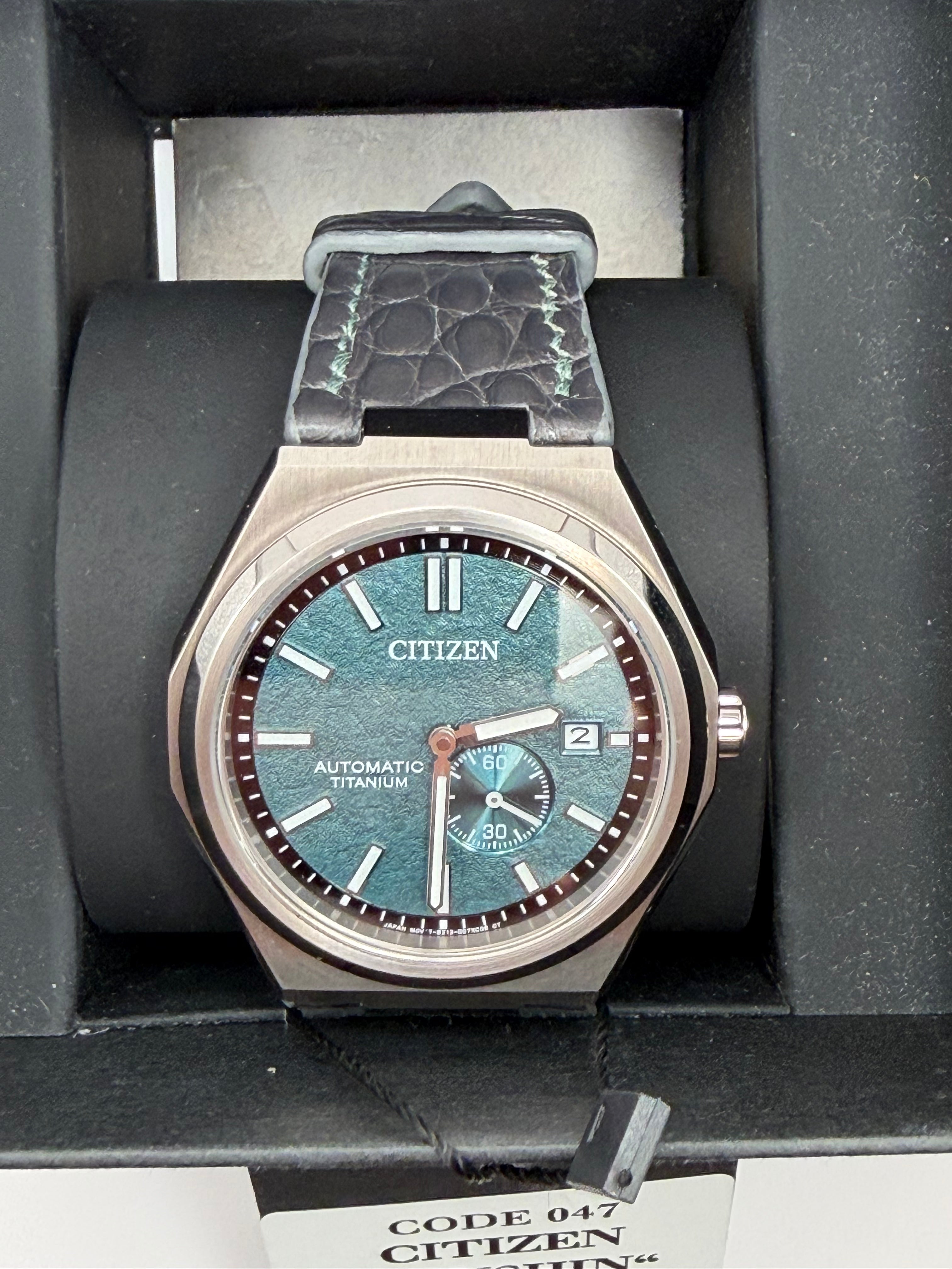CITIZEN Zenshin NJ0180 inkl. neues Swanco Wechselarmband *Wie Neu!*