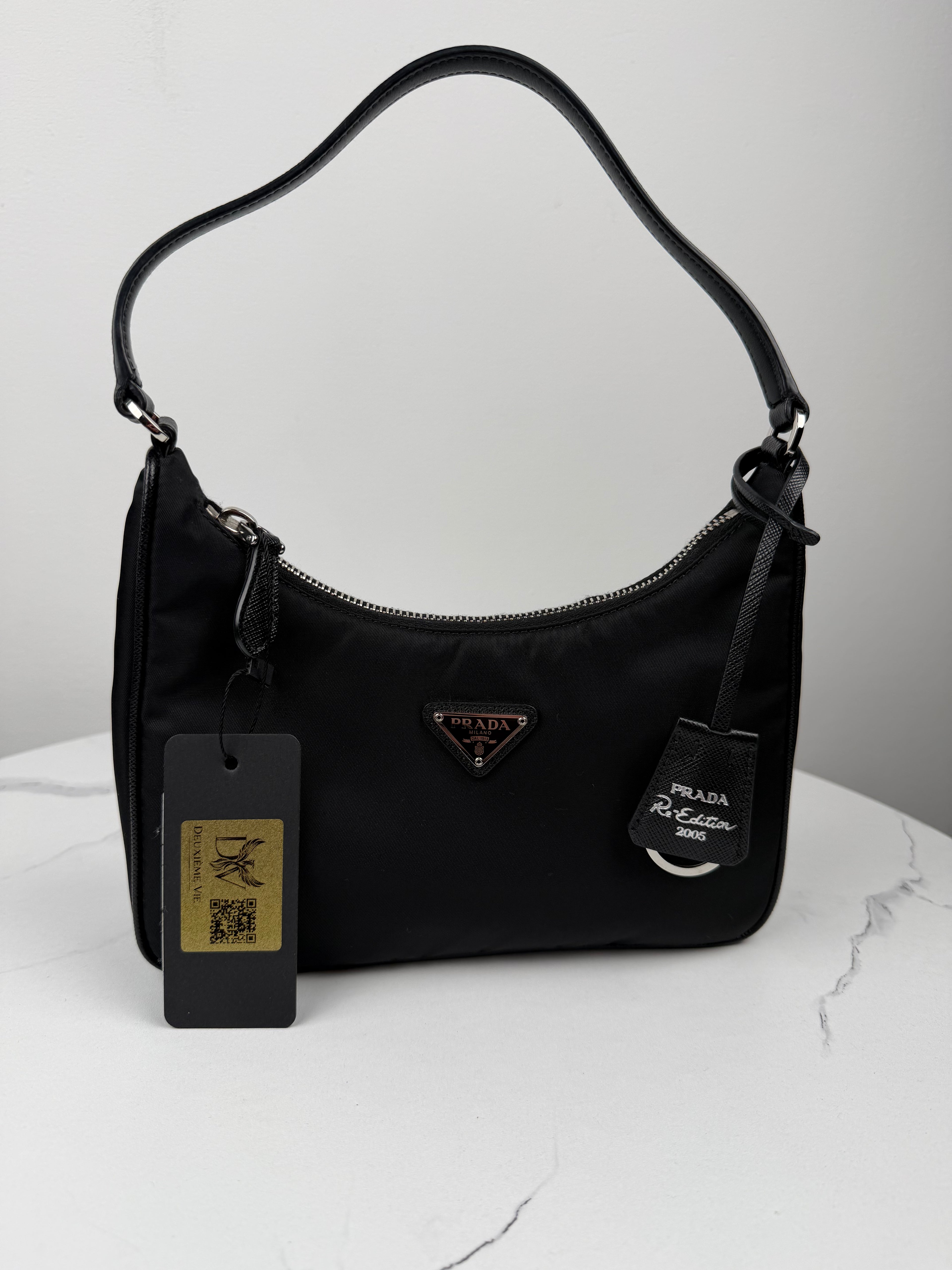 Prada Re-Edition 2005 "Nylon Mini Bag" FULL SET