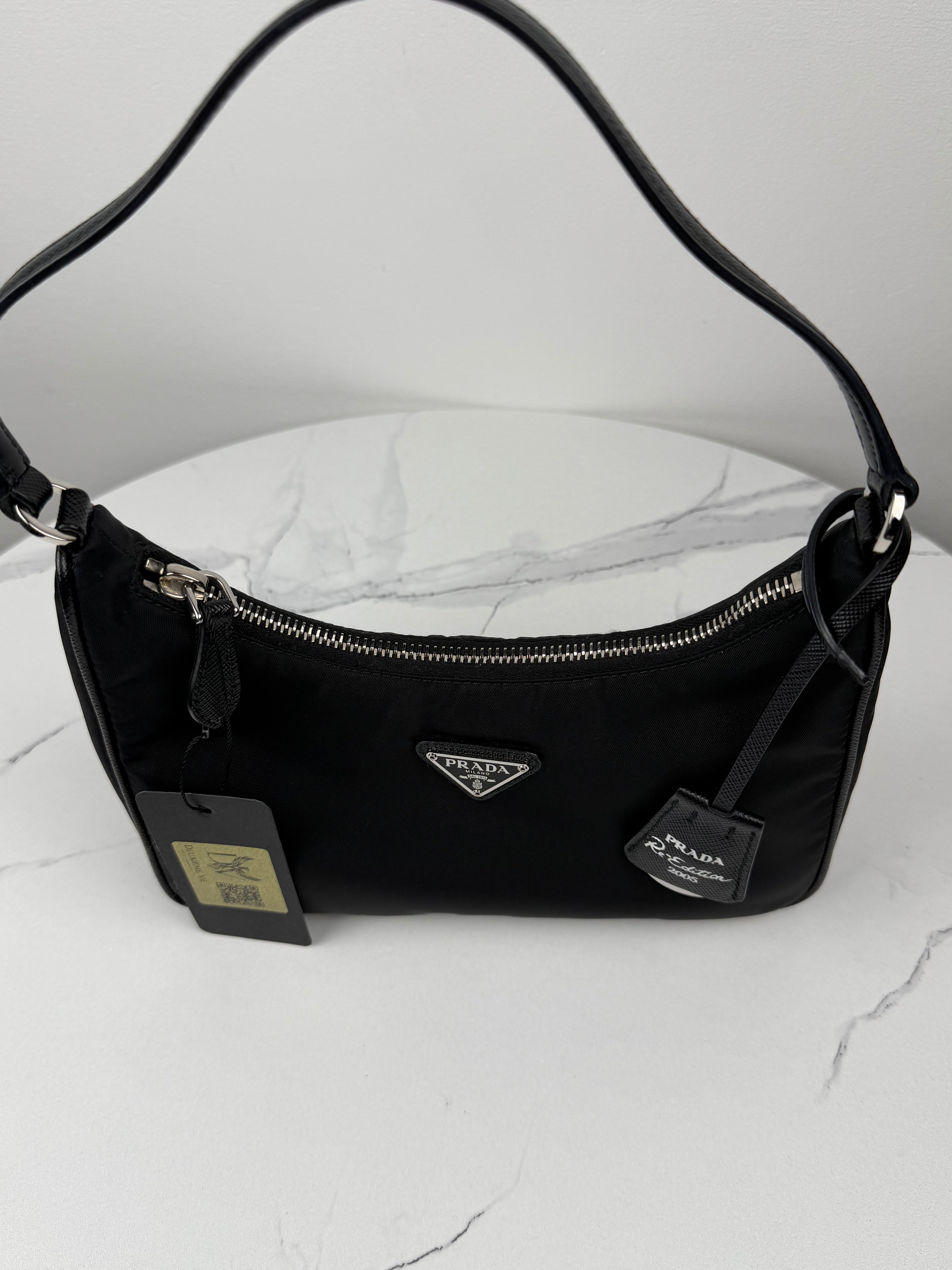 Prada Re-Edition 2005 "Nylon Mini Bag" FULL SET