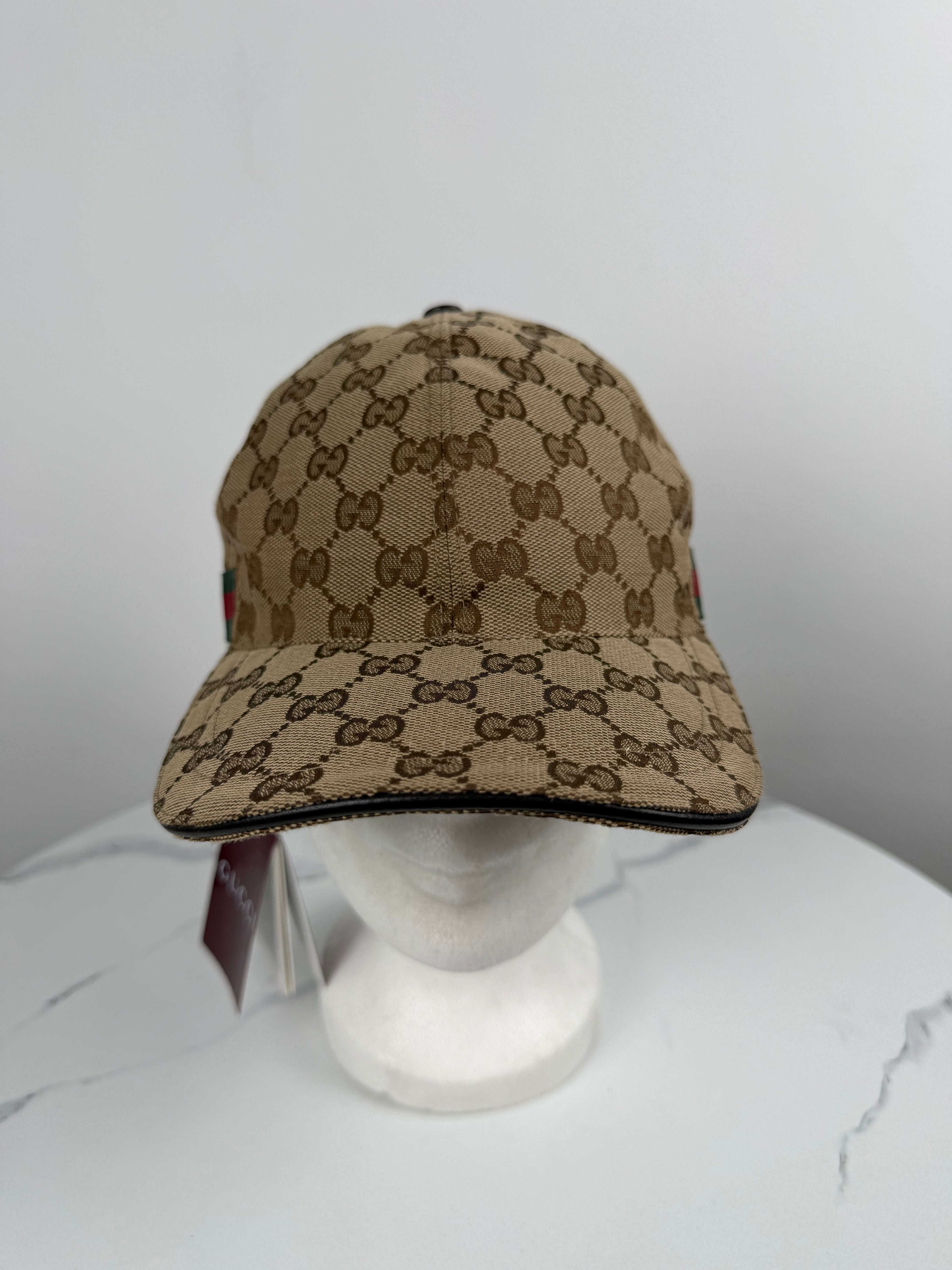 GUCCI Original GG-Canvas Baseballcap M FULL SET *NEU*