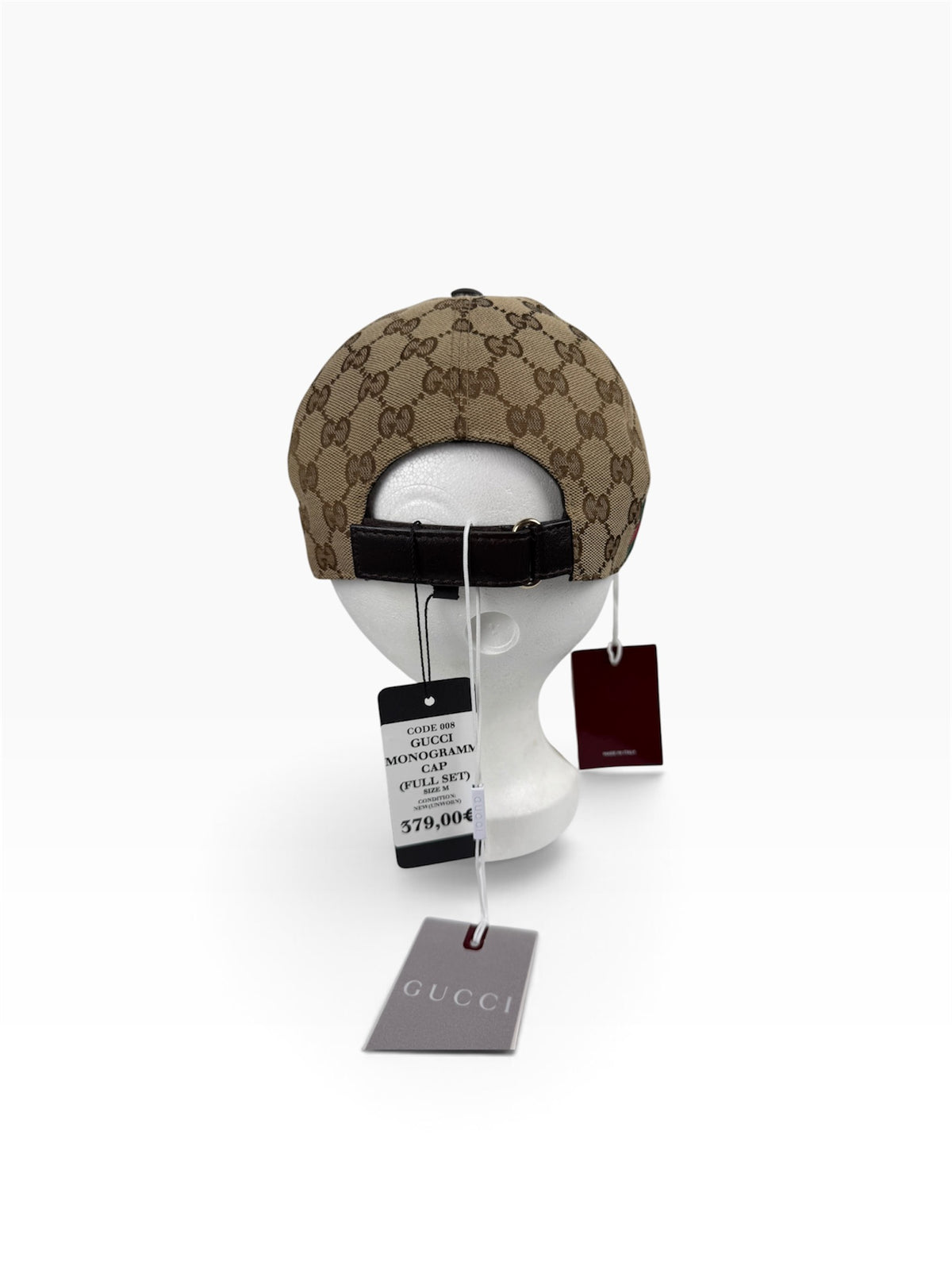 GUCCI Original GG-Canvas Baseballcap M FULL SET *NEU*