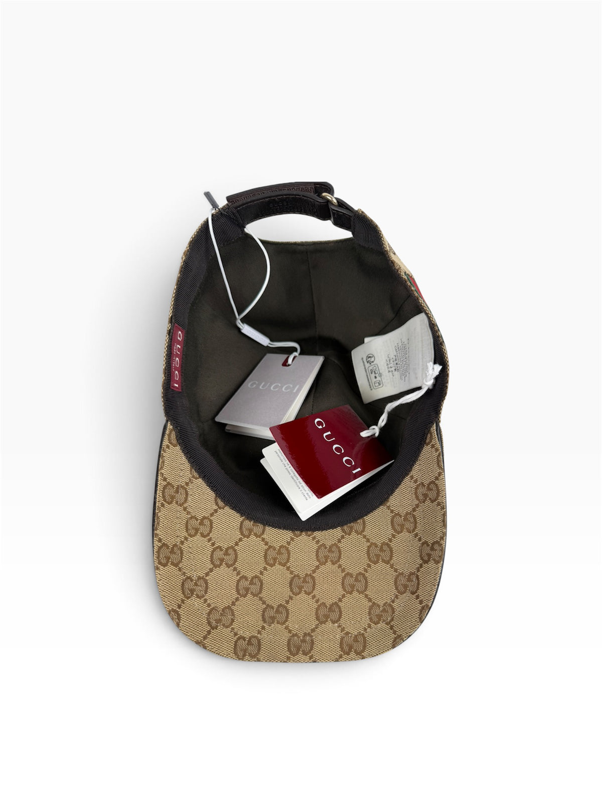 GUCCI Original GG-Canvas Baseballcap M FULL SET *NEU*