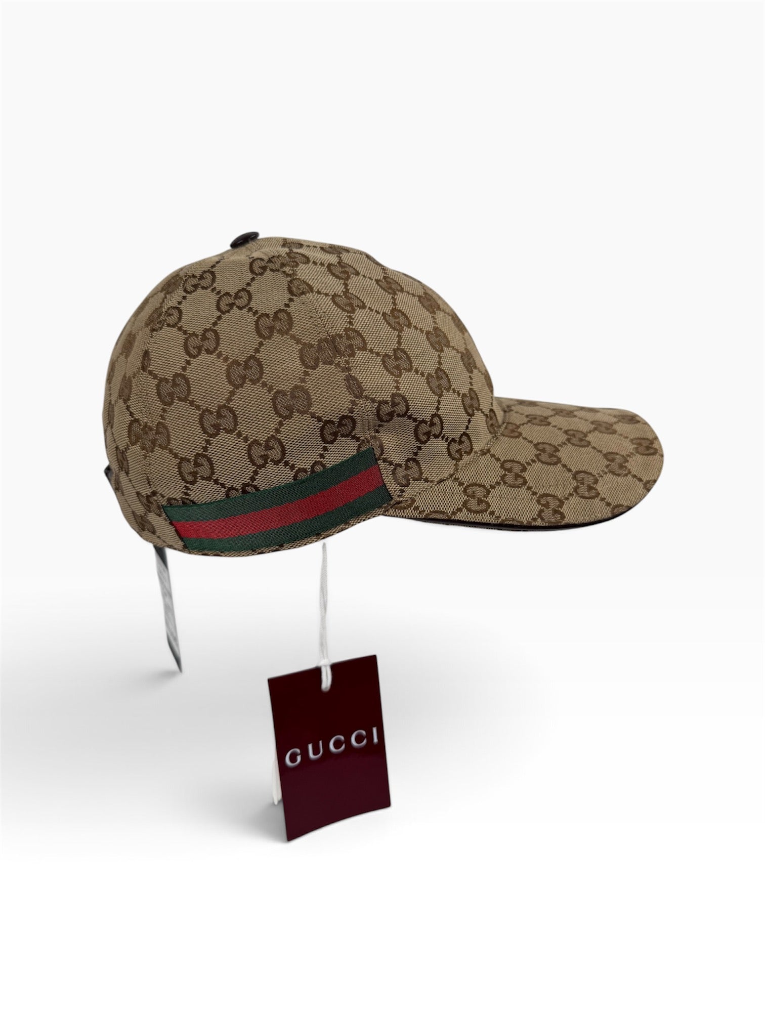 GUCCI Original GG-Canvas Baseballcap M FULL SET *NEU*