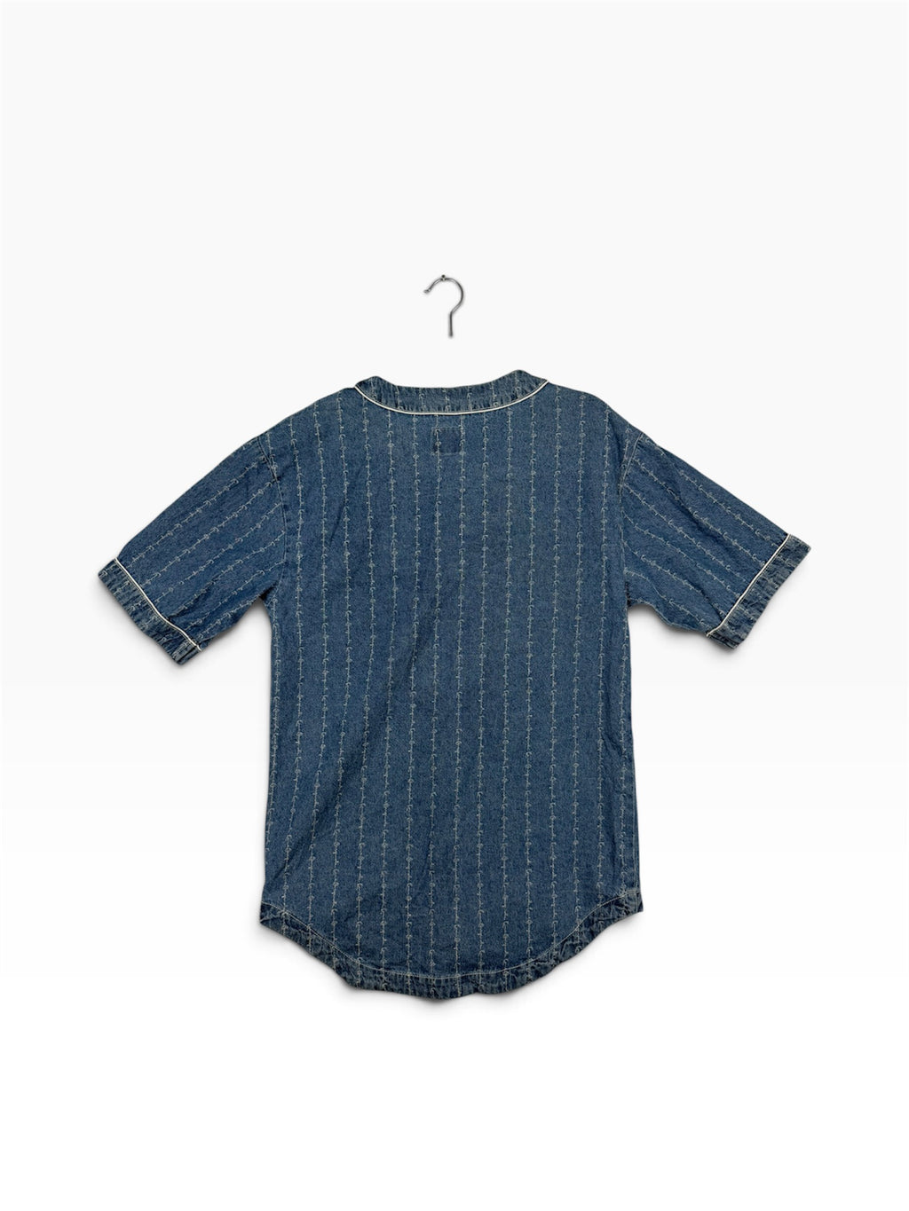 KARL KANI Baseball Shortsleeve - DENIM - S